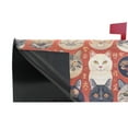 thumbnail image 4 of Cats Face Magnetic Mailbox Covers 21" X 18" Post Letter Box Wraps Waterproof Garden Yard Outdoor Decoration, 4 of 9