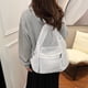 thumbnail image 4 of Fiudx Liquidación de ahorros de verano Bolso de estudiante de ocio 2024 Mochila de textura Joze de verano Bolso transparente no tejido Bolso de viaje de mujer de moda Bolso de estudiante de ocio, 4 of 5