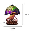 Table Lamp Nightstand Lamps Painting Mushroom Table Lamps Bohemian Resin Night Light Lava Lamp