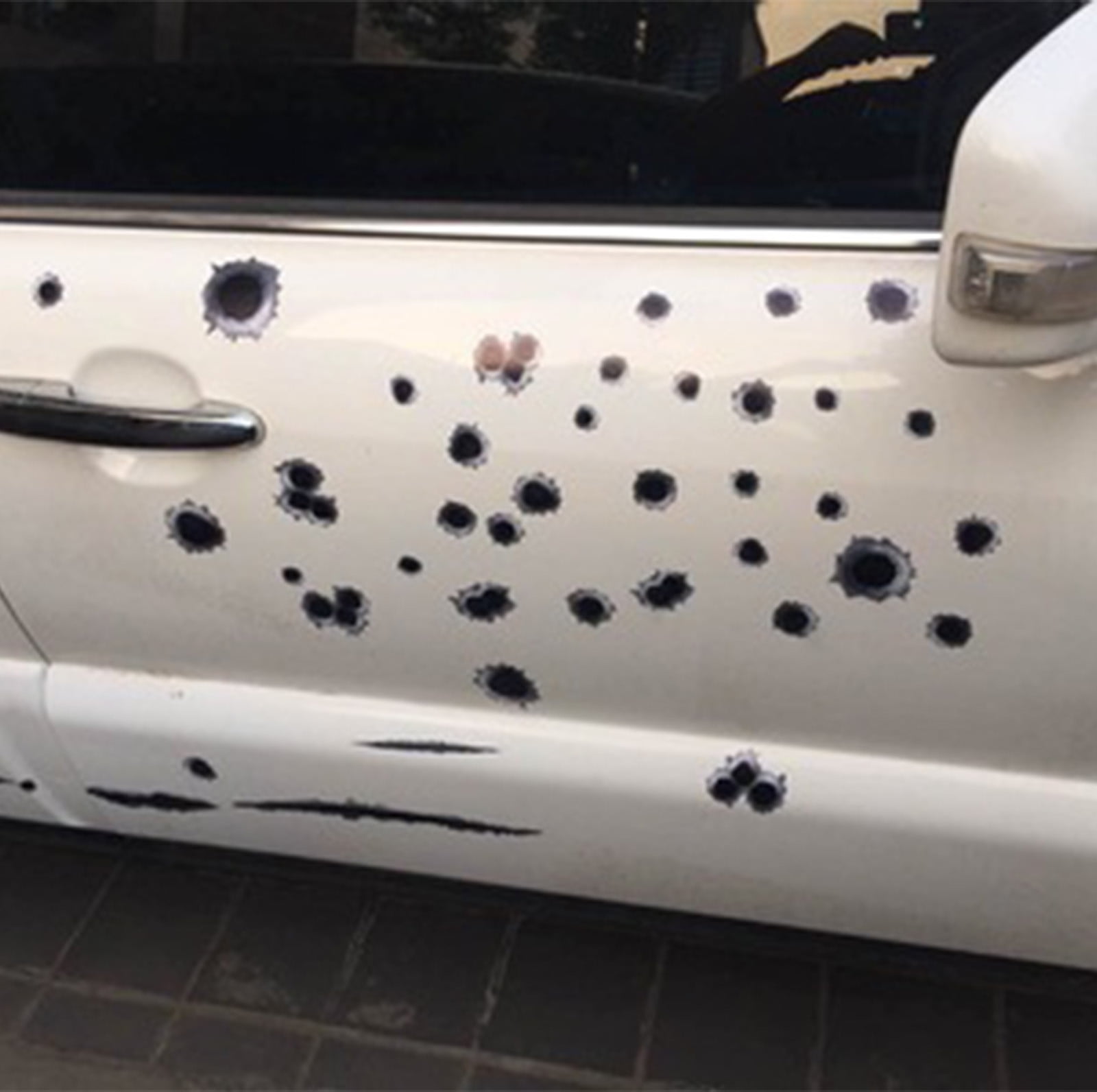 Bullet Hole Stickers for Cars, Realistic Crack Decals Car ...