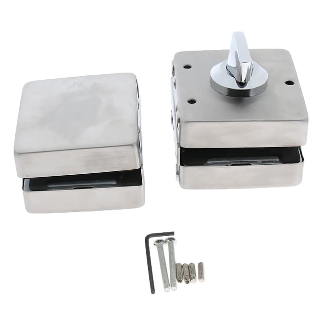 de Puerta Corredera de Puerta de Dob Acero Inoxidable Sin Baoblaze Cerradura de puerta de acero inoxidable