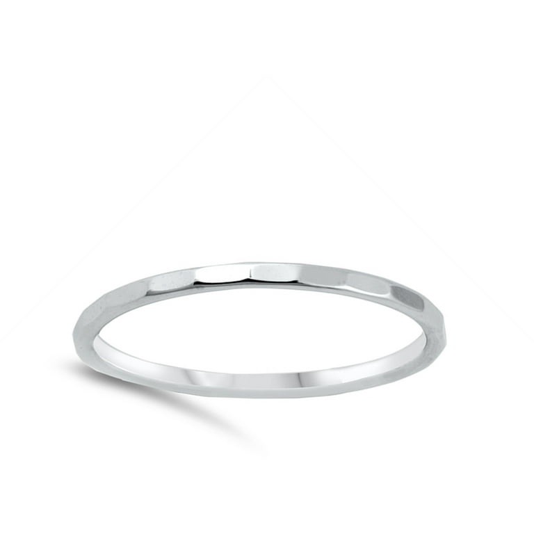 Stackable Ring Fatint - C In 0.208 Carat Round Cut 14ct White - Foto 10