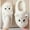 B, variant on Weloille Women's Cute Slippers Warm Winter Slippers Soft Fleece Plush House Slippers Indoor Outdoor