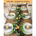 thumbnail image 4 of 15 Inch Round Placemats Set of 4, St. Patrick's Day Non Slip Heat Insulation PP Table Mats, Spring Lucky Shamrocks Leaves Retro Country Washable Place Mats for Kitchen Dining Party Table Decor, 4 of 7
