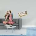thumbnail image 2 of Decoración de escritorio acrílica y sofá de madera en miniatura, adorno DIY para mesa de casa de vacaciones y muebles de simulación de casa de muñecas, 2 of 8