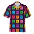 thumbnail image 2 of Funny Colorful Dia De Los Muertos Hawaiian Shirt S-5XL, Vacation Shirt, 2 of 5