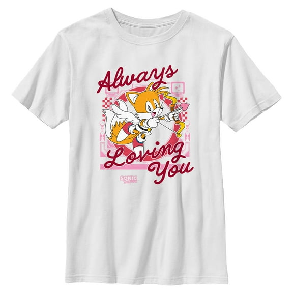Boy's Sonic the Hedgehog Tails Always Loving You Graphic T-Shirt