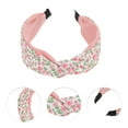 thumbnail image 3 of Unique Bargains 1 Pc Elegant Crossed Headbands for Women Pink, 3 of 6