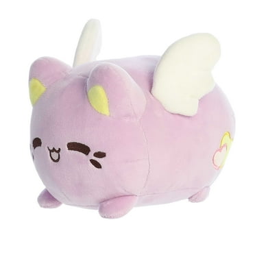 Aurora - Small White Tasty Peach - 7" Custard Meowchi - Enchanting Stuffed Animal - Walmart.com