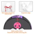 thumbnail image 4 of Sigee Sanrio Bf for Christmas Decoration Tree Skirt Christmas Tee Skirt with Pom Pom Trim,Christmas Home Decor Holiday Tree Skirt Fits Christmas Tree,48", 4 of 8