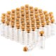 thumbnail image 1 of Juego de tarros para especias con corcho, minibotellas de cristal, tarros para dulces, almacenamiento de aceites, especias, hierbas o té, aprox. 10 ml 030 piezas, 1 of 5