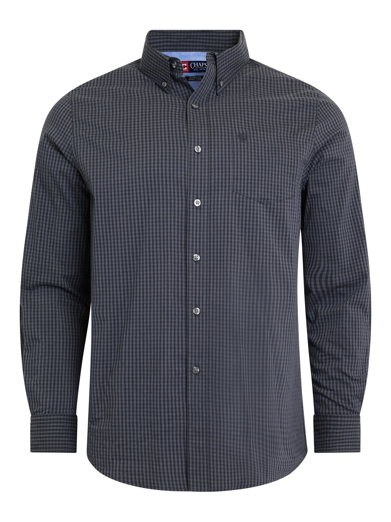Chaps Men’s and Big Men’s Easy Care Long Sleeve Shirt, Sizes S–2XL
