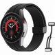 thumbnail image 1 of Chenchen Bands Compatible with Samsung Galaxy Watch 7 FE 6 5 4 Band 40mm 44mm/Watch 6 Classic 43mm 47mm/Watch 5 Pro 45mm/Watch 4 Classic 42mm 46mm, No Gap Magnetic Clasp Silicone Sport Strap, Black, 1 of 1
