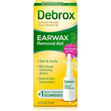 Debrox Earwax Removal Aid, 0.5 oz Earwax Removal Drops