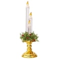 thumbnail image 2 of Fiudx Vela de Cera Navideña, Iluminación Led Cálida, Diseño Seguro Sin Llama, Decoración con Agua y Lentejuelas, Candelabro de Mesa para Hotel, Adorno para Árbol de Navidad, Tamaño 37 X 10 X 10 Cm, 2 of 3