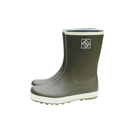 

Bellella Womens Mens Rain Boots Lightweight Work Shoe Slip Resistant Rubber Boot Breathable Rainboot Rainy Wet Weather Garden Shoes Khaki 10