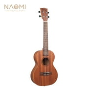 NAOMI 26 Inch Ukulele Sapele Topboard Rosewood Fretboard and Nylon Strings Musical Instrument Toy Guitar Ukeleles for Beginners Kids Toddlers