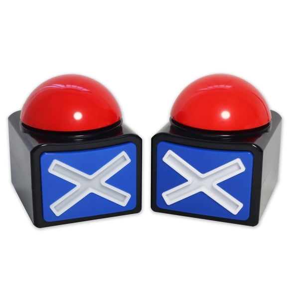 Buzzer OFVENS Voice Game Buzzer, 2 unidades, con luz y sonido