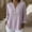 Purple, variant on XPMWRP Waffle Knit Tops for Women Button Down V Neck Henley Shirts Spring Fashion Roll Long Sleeve Shirts Dressy Casual Tunics Light Blue XXL
