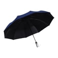 thumbnail image 1 of plegable automático, resistente, 10 costillas, de viaje plegable portátil para hombres para senderismo en la playa de verano , Azul, 1 of 8