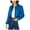 Blue - medblue, variant on bar III Womens Cropped Puffer Jacket, Blue, Small