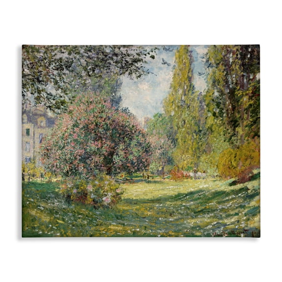 Stupell Industries Transitional Impressionist Flower Field Garden Vintage Estate Canvas Art, 30 x 24, by Lettered and Lined