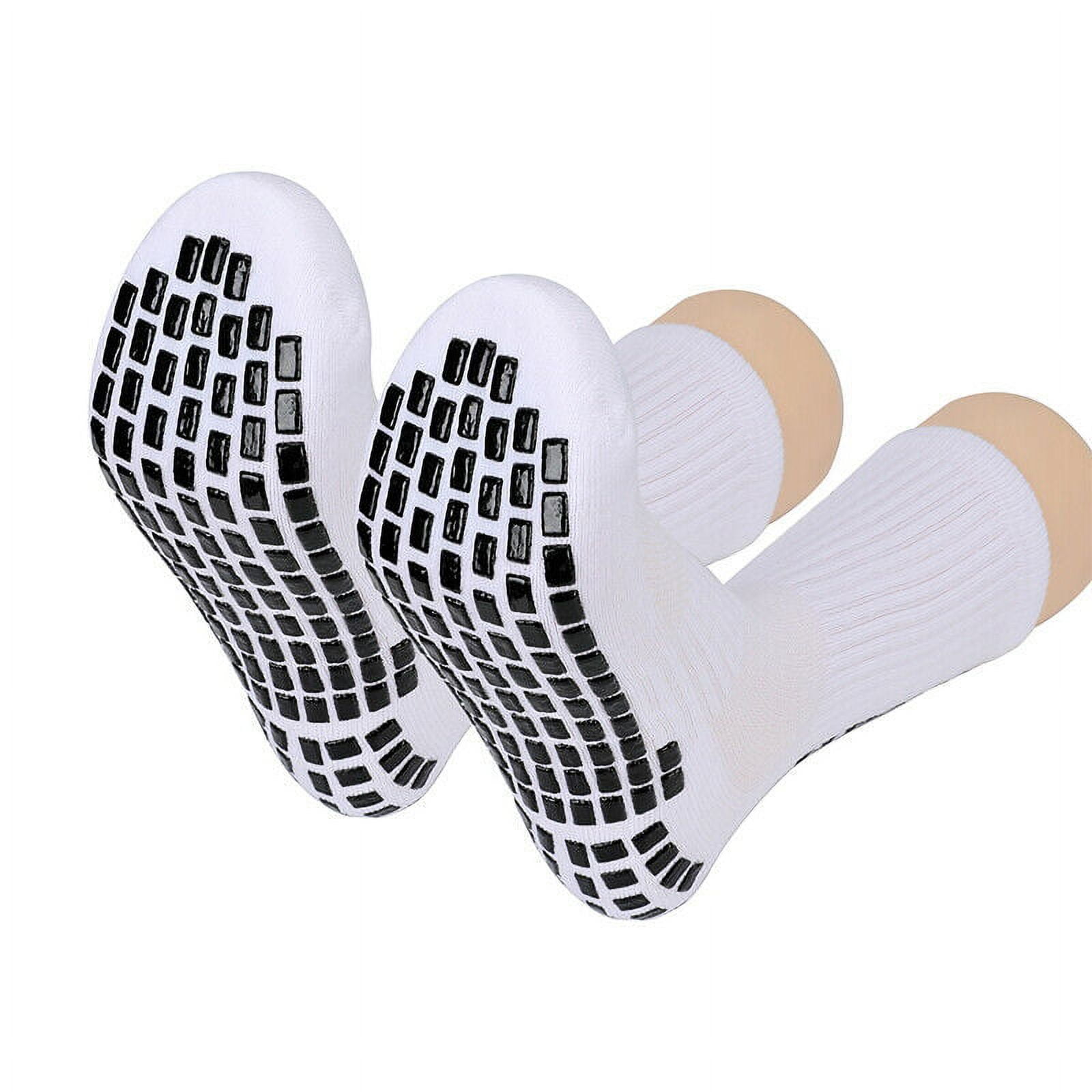 Men's Soccer Socks Anti Slip Non Slip Grip Pads for Football Basketball  Sports Grip Socks, 3 Pair 