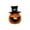 Orange2, variant on JJKBVCLO Halloween Decorations Scary Face Pumpkin Desktop Ornament Resin Home Decoration For Room Living Party