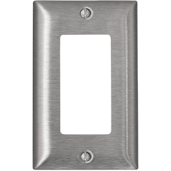 Leviton Decorator Wall Plate C-Series - Paintable, Plastic, 1 Gang - 1 Piece, Multicolor