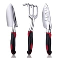 thumbnail image 1 of 3PCS Garden Tools Set, Gardening Kit with Non-Slip Ergonomic Handle, Gardening Tools for Men Women, 1 of 5