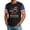 Black, variant on 250th Anniversary USA Shirts for Men USA Flag Spliced Short Sleeve 4th of July T-Shirts Crew Neck Patriotic Independence Day Shirt, Red XL