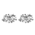 thumbnail image 4 of bedienty 100 Sets Ear Stud Tray Making Findings Earrings Stoppers Bottom Craft Hypoallergenic Earring Accessory Adults Using Steel Color/ 6mm 2Set, 4 of 6