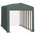 thumbnail image 1 of ShelterTube Wind and Snow-Load Rated Garage, 14x32x16 Green, 1 of 7