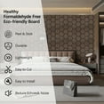 thumbnail image 4 of 4 Packs Acoustic Wall Panels - Self-Adhesive 3D Wood Slat Wall Panel- Peel and Stick Sound Absorbing Panels for Noise Reducing - Feature Wall Decor for Home & Office, 4 of 9
