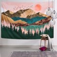 thumbnail image 2 of Tapiz de pared Sol y luna Mandala indio Colgante de pared Bohemio H, 2 of 4