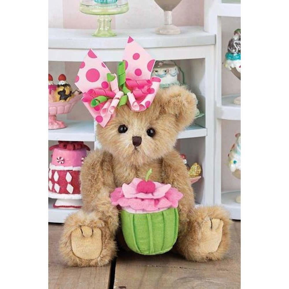 Bearington "Casey Cupcake" Plush Bear