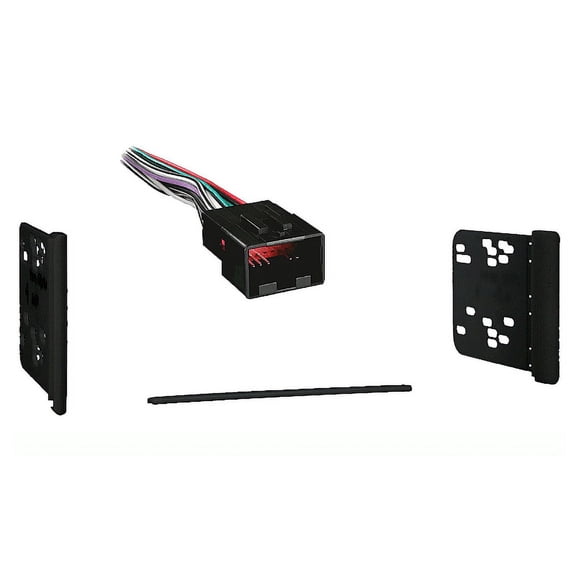 Fits Ford Escape 2004-2007 w/o Sub Metra Double DIN Dash Kit with Harmony Radio Harness