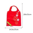 thumbnail image 2 of Large Shopping Bag Strawberry Shape,Cute Reusable Grocery Bags in Pouch,Portable Foldable Tote Bag,Eco Folding Shopping Bag with Handles, 2 of 7