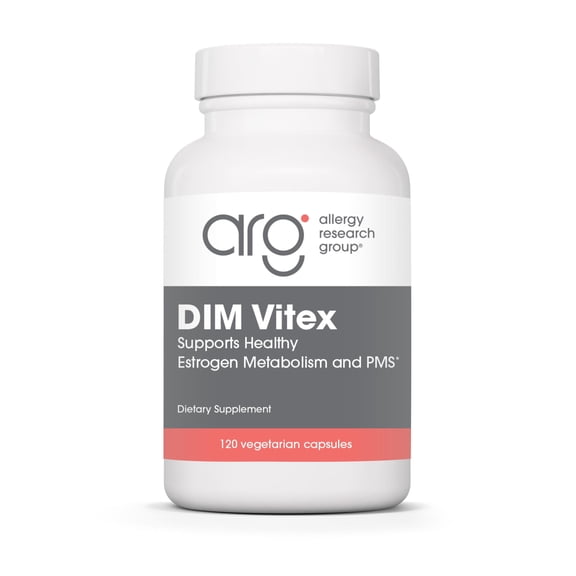 ARG DIM Vitex - Supports Estrogen Metabolism - DIM with NAC and Vitamin B & Magnesium - 60 Servings - 120 Capsules
