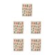 thumbnail image 1 of sweethay Paño de limpieza de cocina Cuencos cuadrados Toalla de Platos Trapo de Utensilios de cocina Paños de platos con patrones encantadores Type2 NO2, 1 of 6