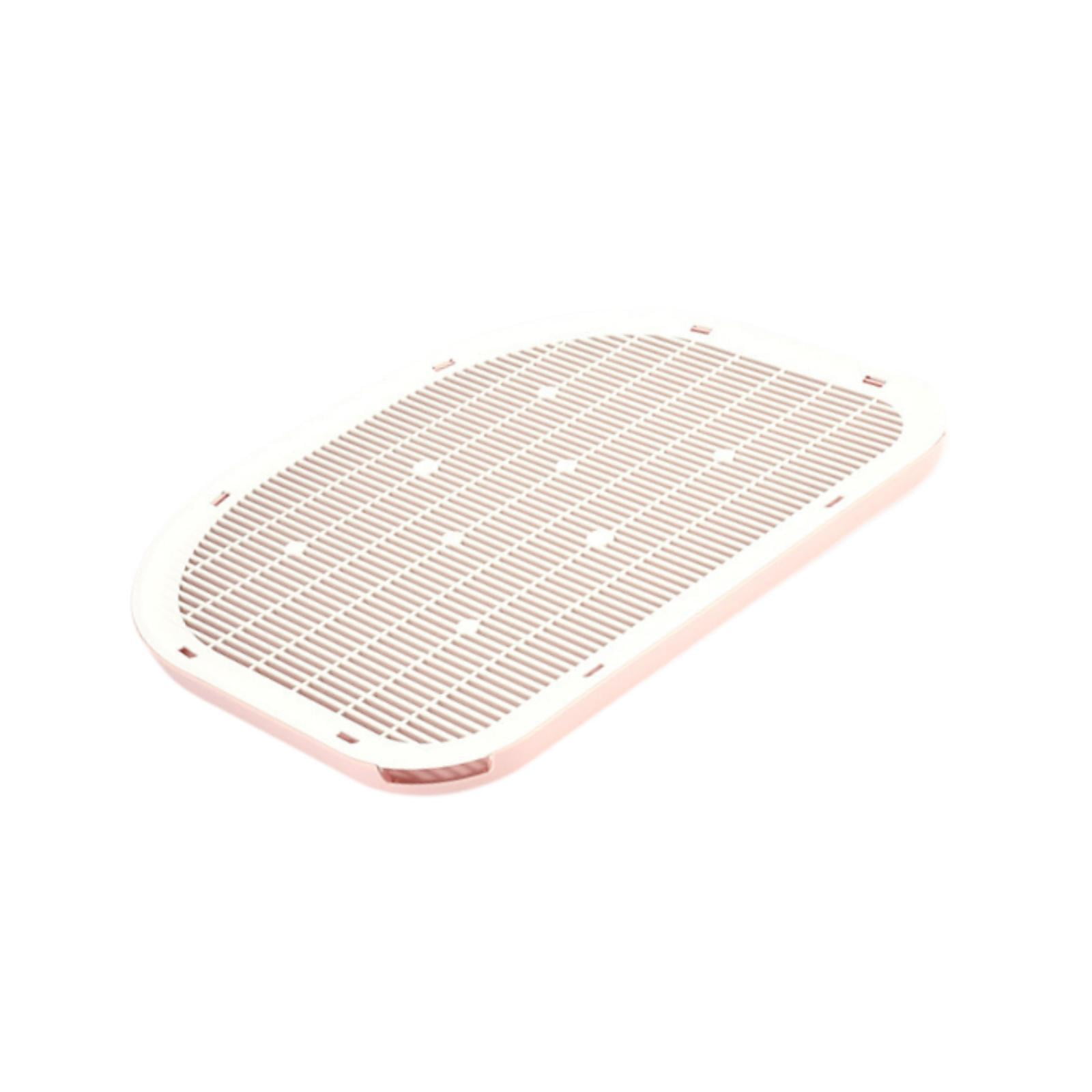 Bvdfgk Cat Litter Mat, Cat Litter Catcher Mat, Reusable Double Layer Cat Litter Control Pink