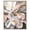 Silver Frame, variant on Floral Expression Canvas Print Gold Floral Wall Art by Art Remedy, Gallery Wrapped, 16 x 20