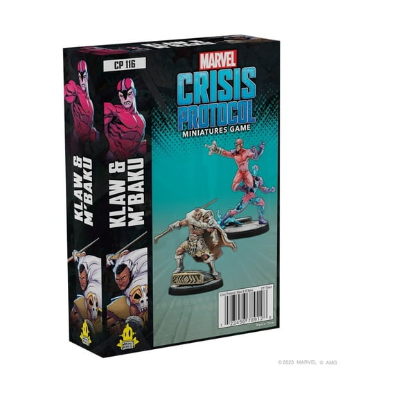 Marvel: Crisis Protocol - Klaw & M'Baku Character Pack for Ages 14 , from Asmodee