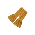 thumbnail image 5 of IZhansean Kids Toddler Baby Girl Long Pants Bell Bottom Corduroy Flared Trousers Ruffle Leggings Fall Winter Clothes Ginger 3-4 Years, 5 of 8