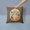 thumbnail image 2 of Carolines Treasures 7096PW1414 Airedale Terrier Fabric Decorative Pillow  14Hx14W multicolor, 2 of 4