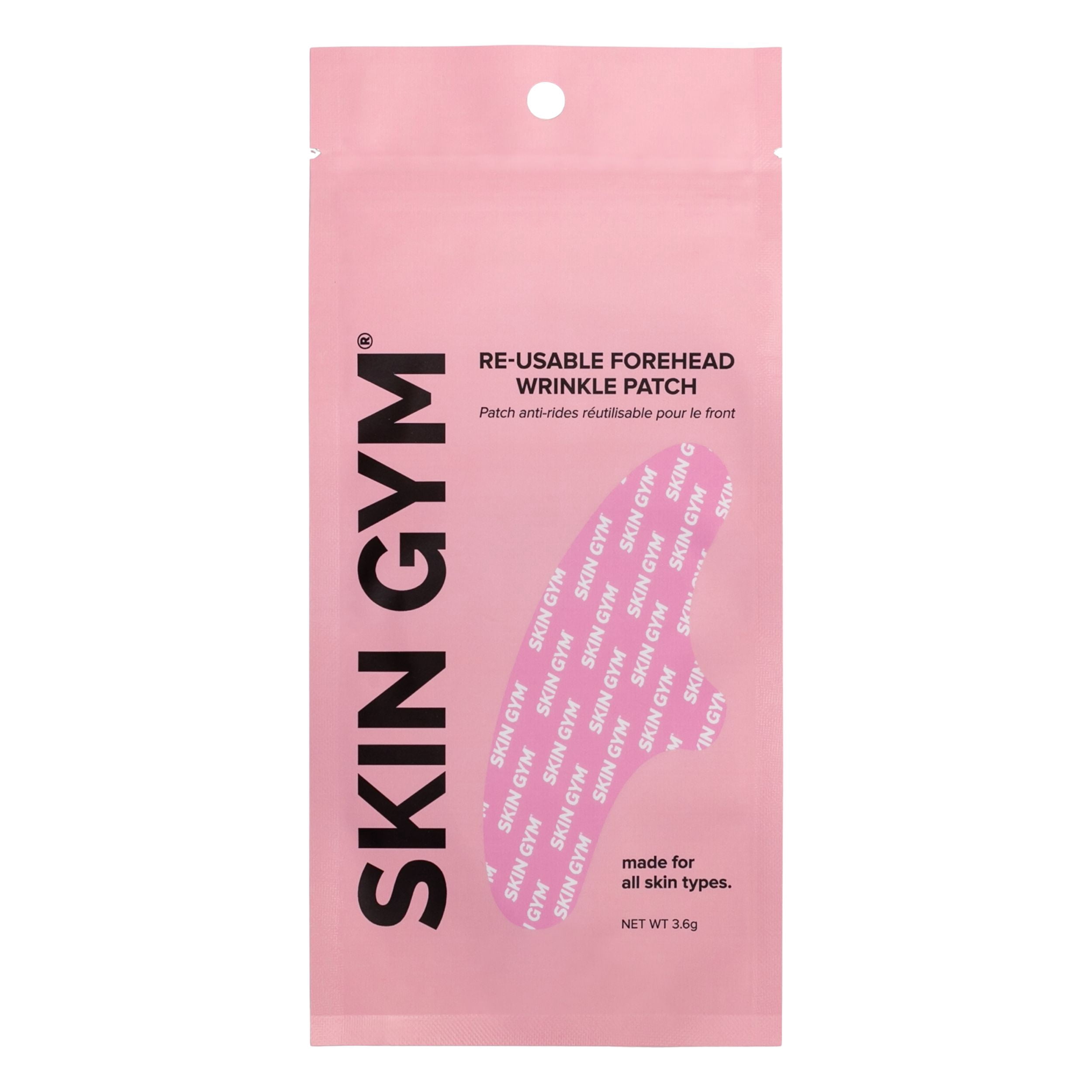 Skin Gym Reusable Face Mask Forehead Wrinkle Patch for All Skin Types, Eco-Friendly 100% Silicone Face Mask