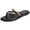 Black, variant on Berness Women’s Thong Sandals – Flat Slip-On Flip Flops with Gold Accent Strap, Casual Summer Comfort Sandals KARA Gold 10