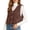 Coffee, variant on Cable Knit Sleeveless Vest for Women V Neck Button Down Soft Loose Knit Waistcoat Casual Daily Fall Winter Layering Sweater Gilet Yellow