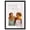 Black Frame, White Mat, variant on 14x17 Silver Picture Frame with 11.5x14.5 White Mat Opening for 12x15 Image, 0.75 Inch Border, UV