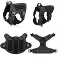 thumbnail image 4 of Arnés táctico militar de nailon para perros, resistente al agua, hebilla de Metal ajustable para mascotas, Material grueso, chaleco de liberación para perros medianos y grandes, 4 of 5
